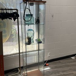 2 Glass Display Cabinets