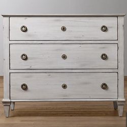 Restoration Hardware Baby Dresser & Changing Table Topper