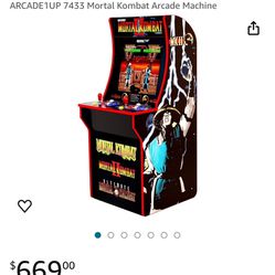 Arcade 1up Mortal Kombat 1-3. 