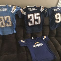 Classic San Diego Chargers Jerseys Kids Size Small 