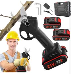 Wood Power Shears, 2025 Upgraded Electric Shears For Gardening, Sk5 Blade Tree Trimmer, Cordless, Branch Cutter For Gardening Tree Branch, Fruit Trees