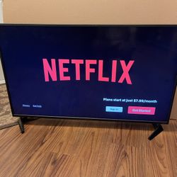 Insignia 43” Roku TV 4K With New Remote Control Included. $100 Firm On Price