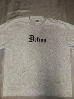 DEFCON Heather Gray T Shirt LARGE