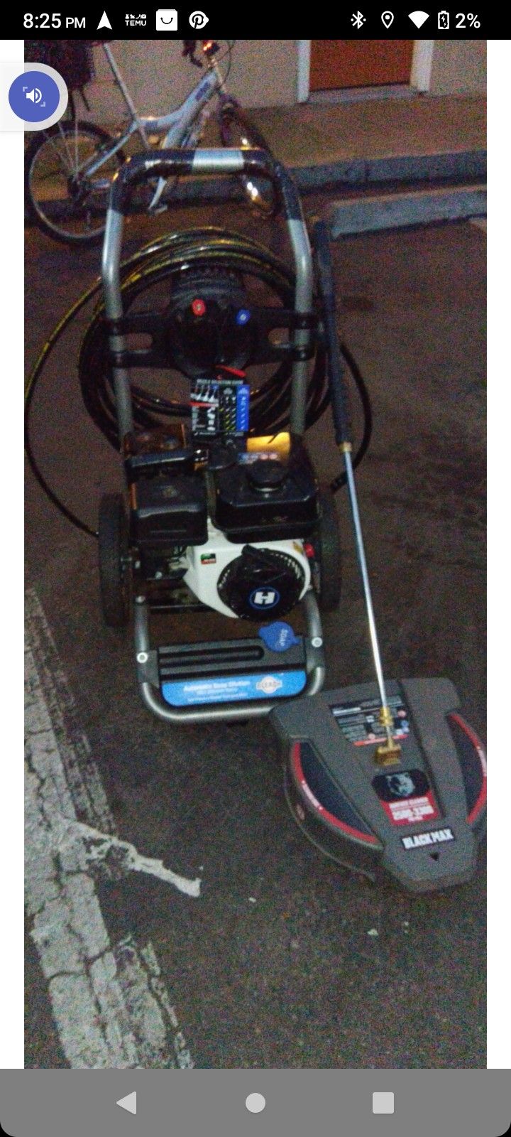 Hart 3100 Psi Gas Pressure Washer 