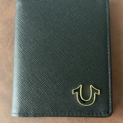 True Religion /Card wallet w infrared security