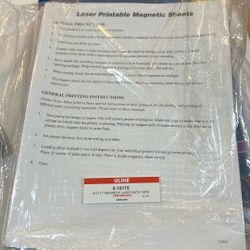 Laser Printable Magnetic Sheet