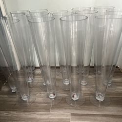 Large Clear Glass Vase Centerpieces 