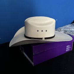 Ivory Western Straw Cowboy Hat – Wide Brim