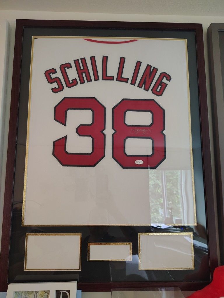 Curt Schilling Autograph Boston Red Sox Jersey
