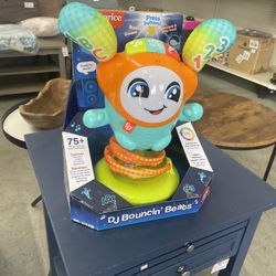 Fisher-Price DJ Bouncin’ Beats Electronic Baby & Toddler Learning Toy With Bouncing Action