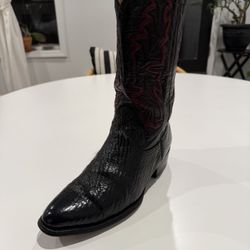 Shark 🦈 Cowboy Boots Size 9 Vintage 