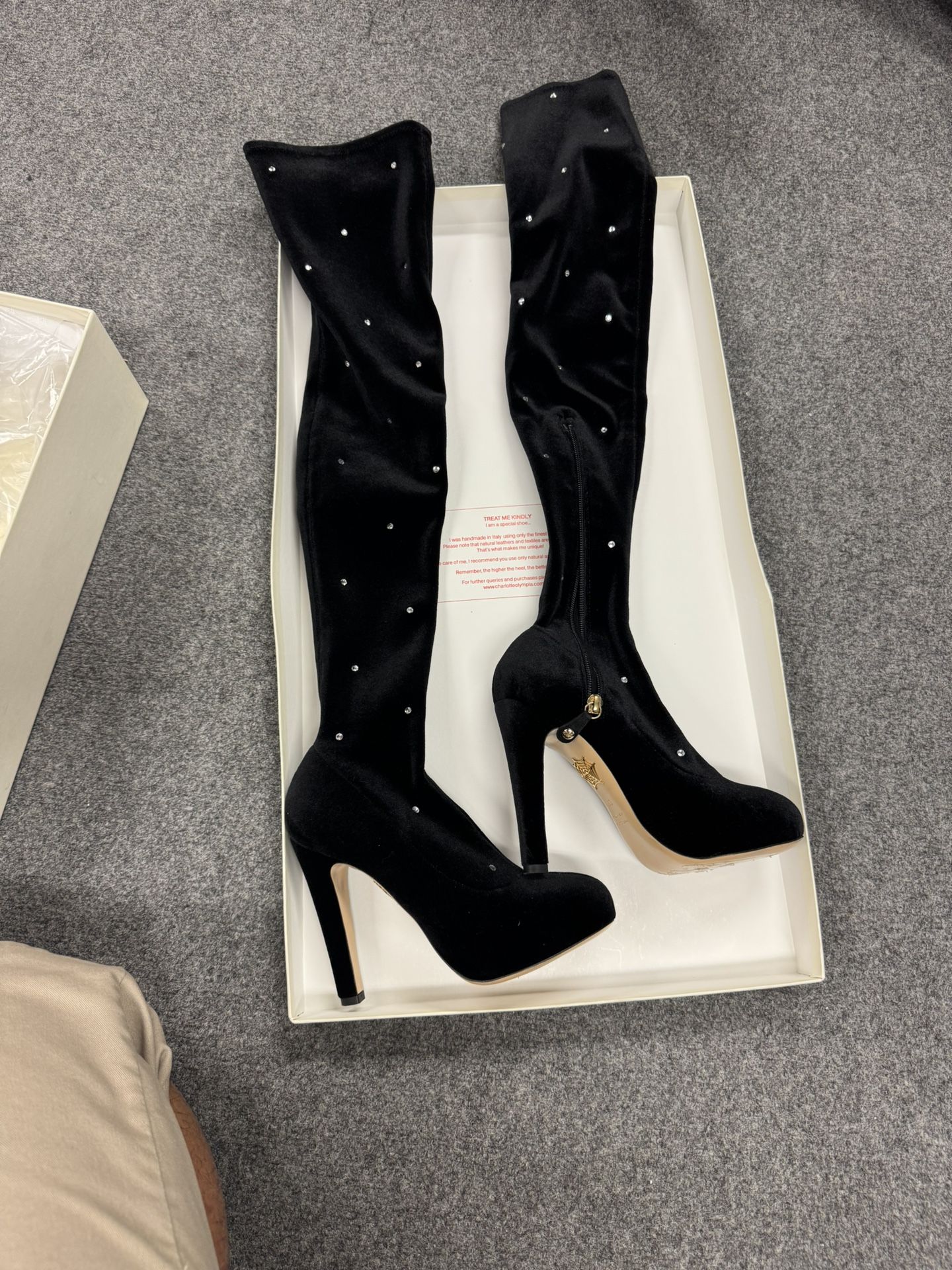 Charlotte Olympia Thigh High Boot