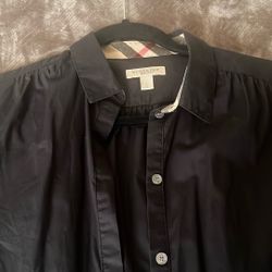 Burberry Button Blouse