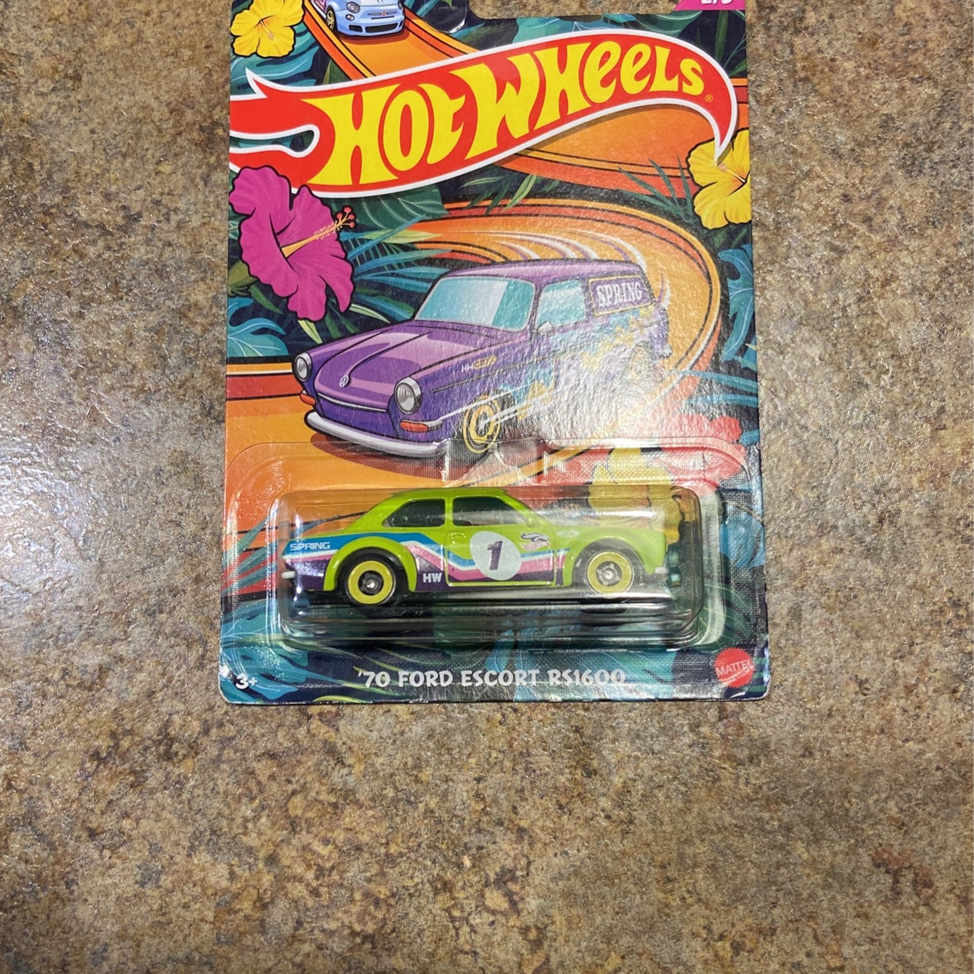 2024 HOT WHEELS SPRING EDITION ‘70 FORD ESCORT RS1600