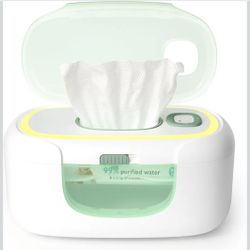 Momcozy New Baby Wipe Warmer, Large Capacity Wipe Dispenser Compatible with 60-80pcs,10-Min Fast Heating,4 Temperature Modes,Innovative Spring Design,
