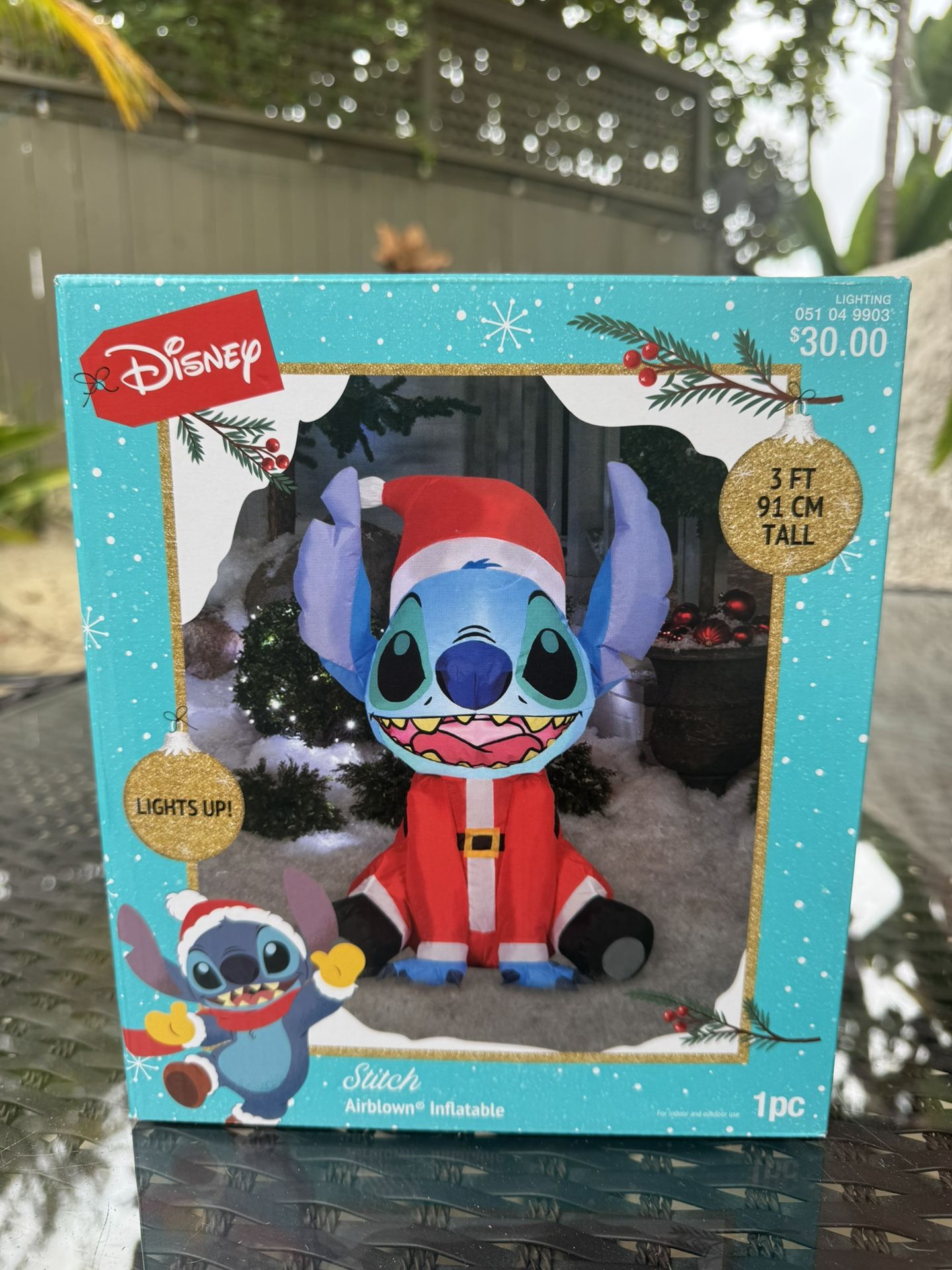 Christmas Disney Stitch Airblown Inflatable