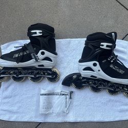 PAPAISON Inline Skates Adjustable Size Large Kids/Mens 5-7.5 Womens 6-9 EU 39-42