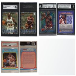 Michael Jordan 3 Graded Cards Lot