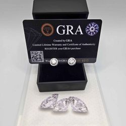 • moissanite halo earrings