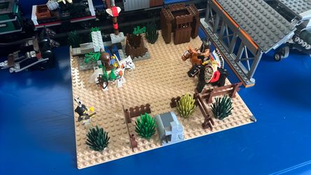Lego Indian chief horse and Radiance ridge set!
