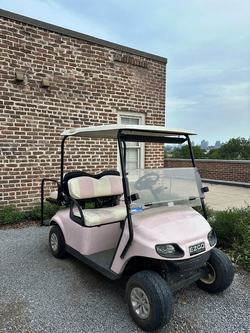 2022 Custom Pink Golf Cart in good condition