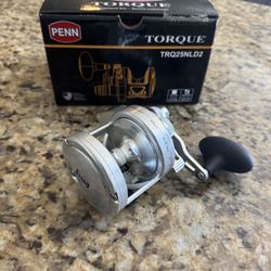 Murrieta Area 590& Firm New In Box Penn Torque Two Speed 25 Narrow. 