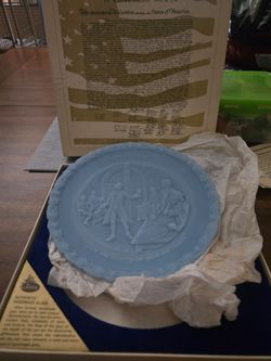 Fenton glass plates