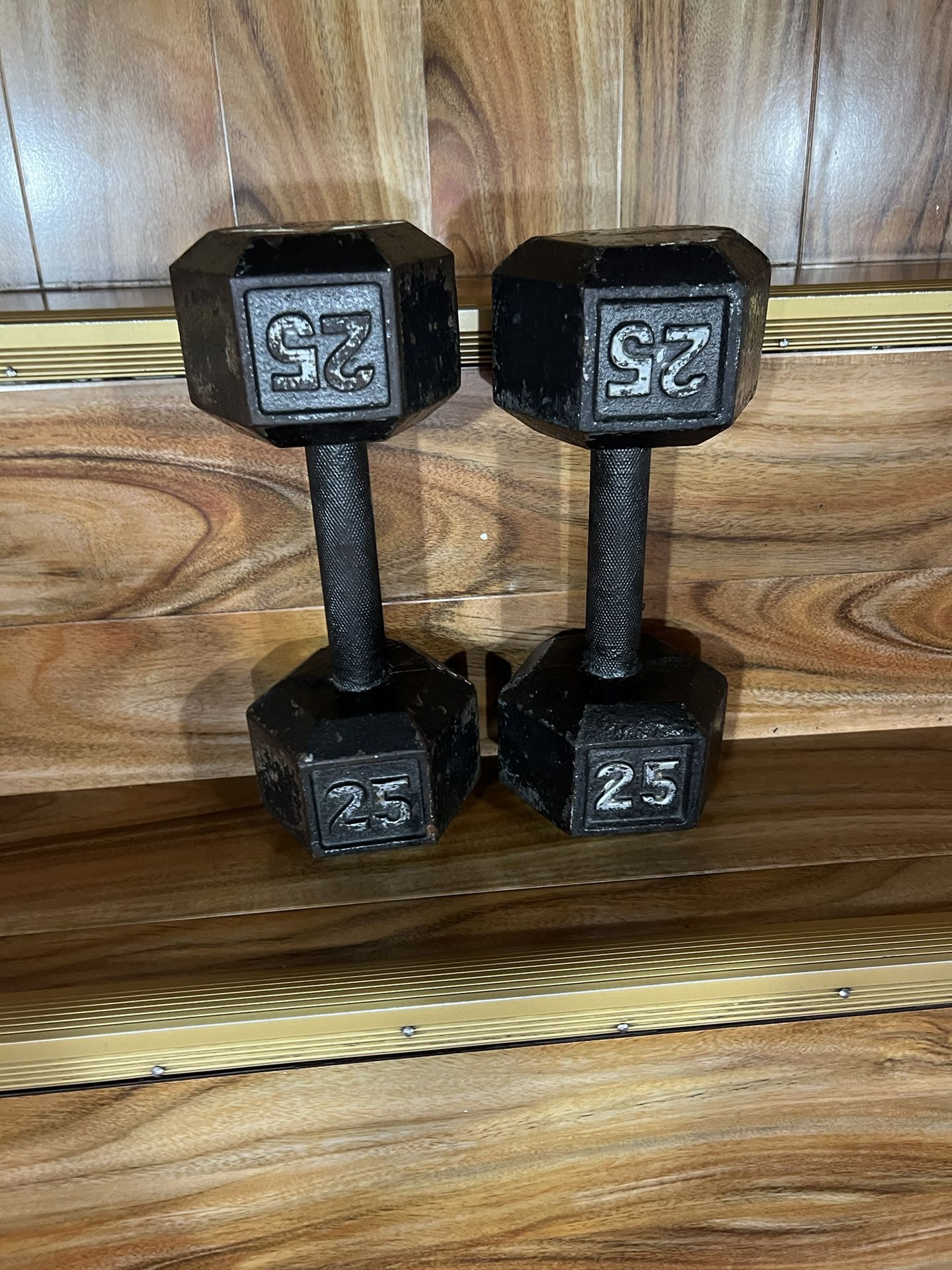 Set Dumbbells 25 Lbs Each