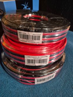 50 ft  8 gauge CCA speakers wire $25 each roll