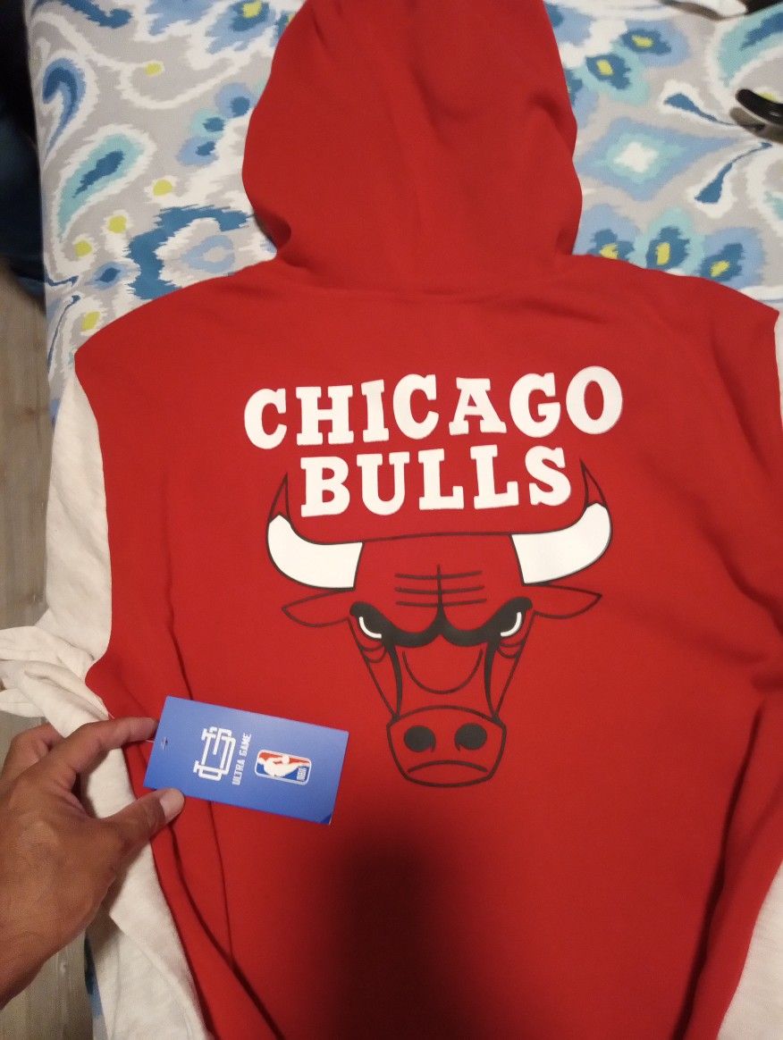 Chicago Bulls Authentic On Court Showtime Performance Full Zip Hoodie
