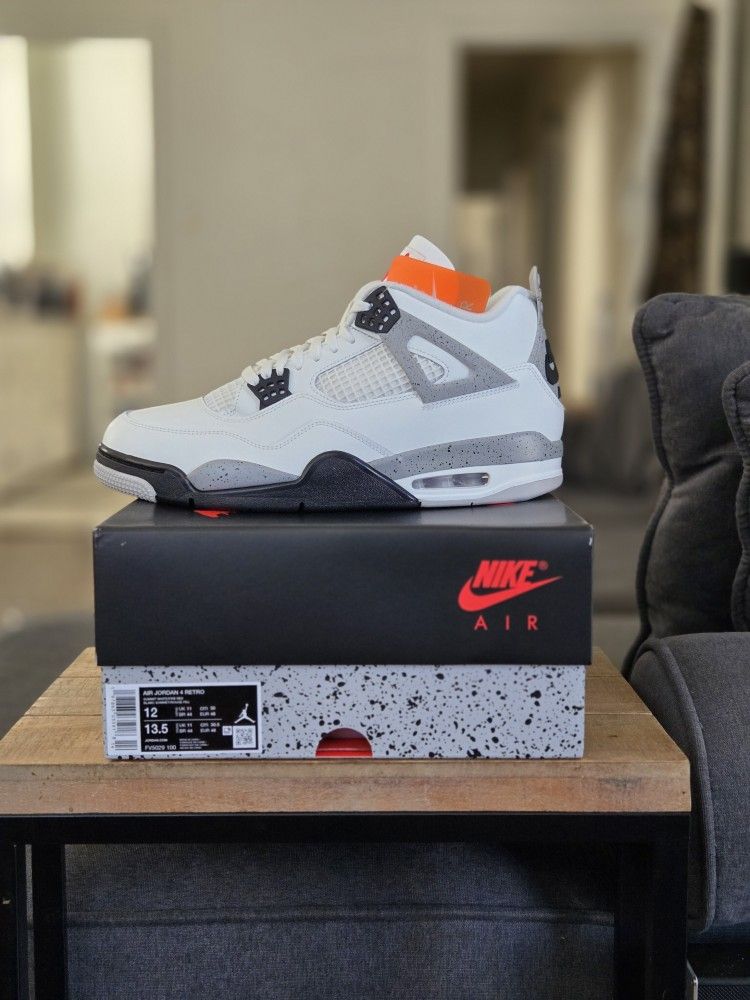 Air Jordan 4 Retro White Cement (2025)