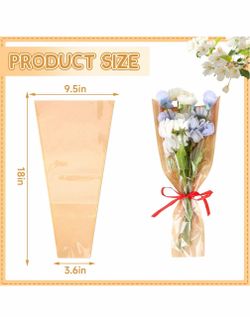 Flower bouquet wrapping paper