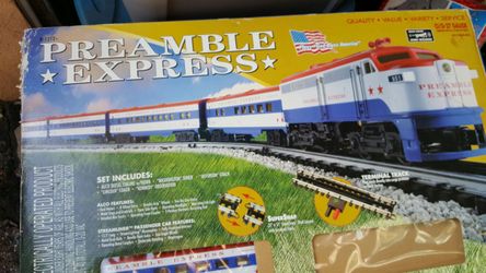 Electric train set