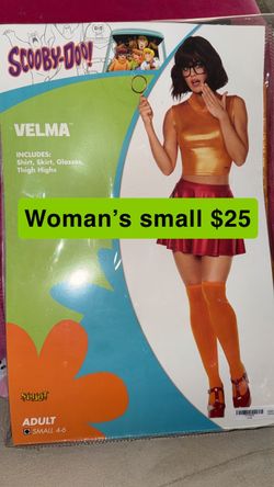 Scooby-Doo Velma Halloween Costume Women's Small