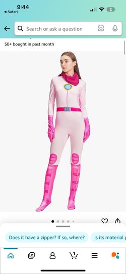 Princess Peach Bodysuit Costume