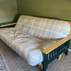 Futon - Mission Style Wood Futon