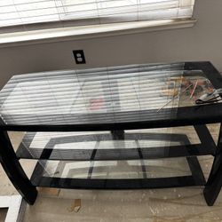 Glass Tv Stand 