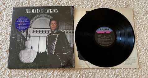 Jermaine Jackson “Jermaine Jackson” Vinyl Lp in Shrink Hype Sticker 1984 Arista Records Original Gorgeous Pristine Copy Funk.