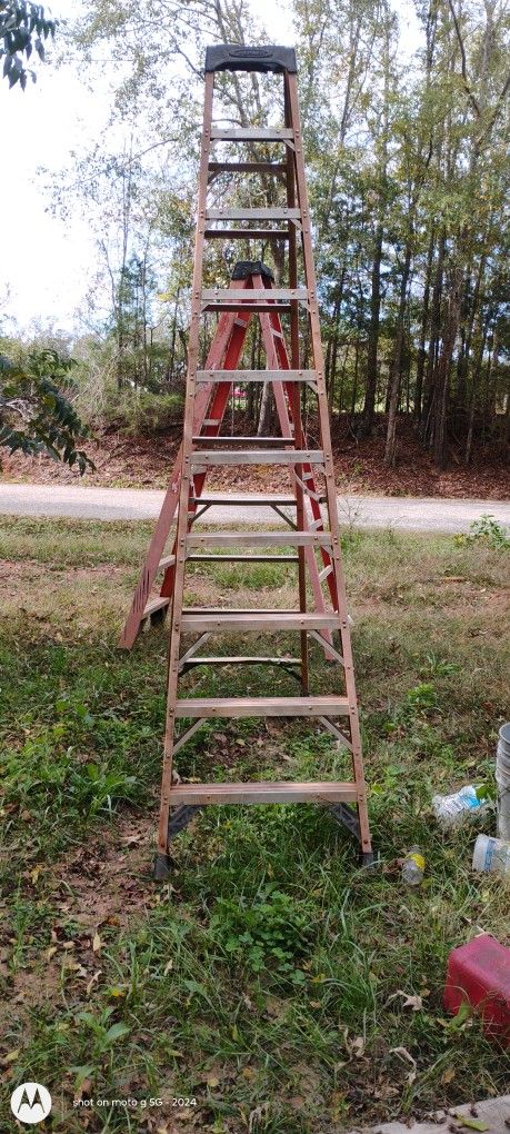 10 Foot And 8 Foot Werner Step Ladders