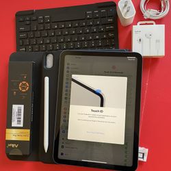 Apple ipad 10th Generation 64GB WiFi + cellular (5G) unlocked with pen, keyboard and accessories  