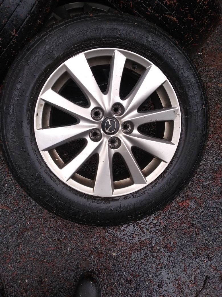 2014 Mazda CX-5 SUV Rims and tires