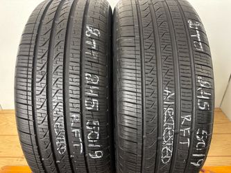 2 tires 245 50 19 pirelli cinturato p7 as run flat like new no repairs