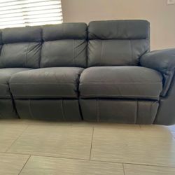 Black Sofa Set 