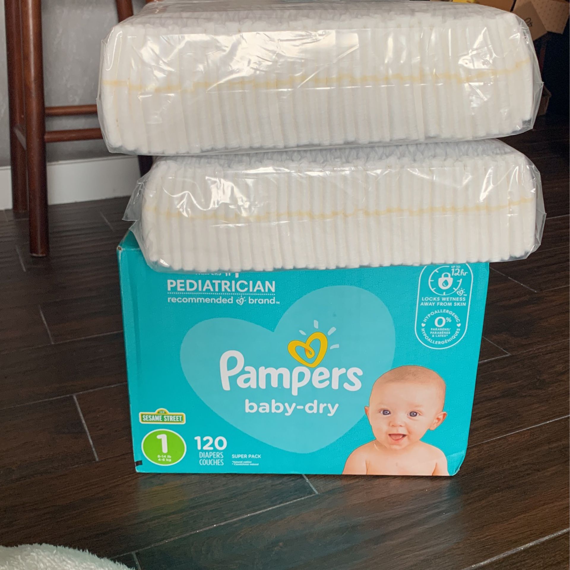 Pampers Diapers size 1 (360 pieces )