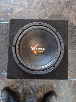 10" Kicker CompVR Subwoofer in Enclosure Box
