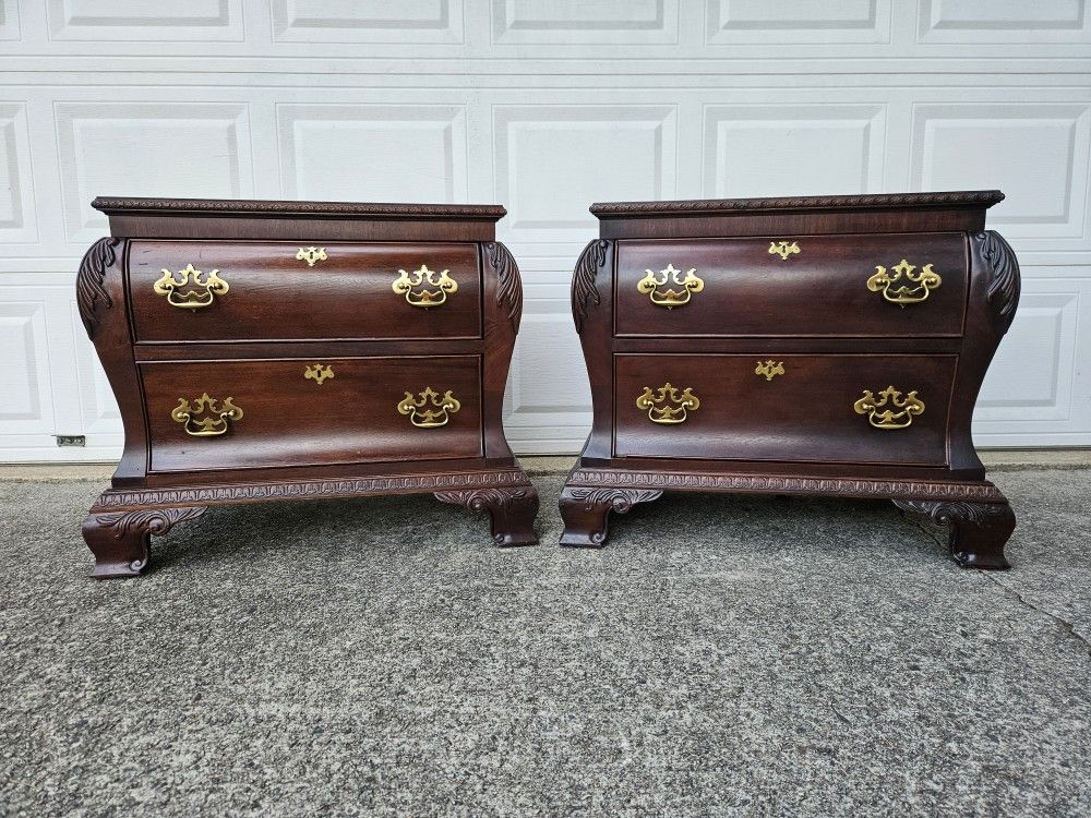 Vintage 2 Nightstands / Bedside Chests by Century Furniture 