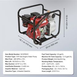 Gasoline Engine Water Pump