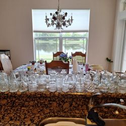 41 Clear Glass Elegant Bud Vases