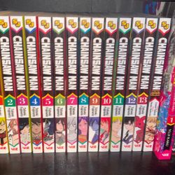  Chainsaw Man 1-13 Plus Light Novel.