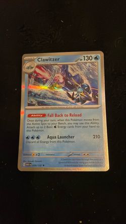 Clawitzer Holo Rare Pokémon Card 038/132